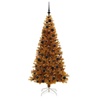 Albero di Natale con 300 LED con supporto Oro 180 cm PET 3396626