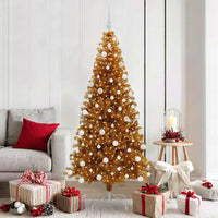 Albero di Natale con 300 LED con supporto Oro 180 cm PET 3396628