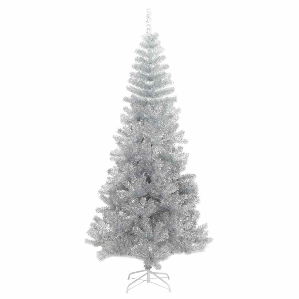 Albero di Natale con 300 LED con supporto Argento 180 cm PET 3396672