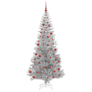 Albero di Natale con 300 LED con supporto Argento 210 cm PET 3396683