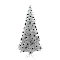 Albero di Natale con 300 LED con supporto Argento 210 cm PET 3396684