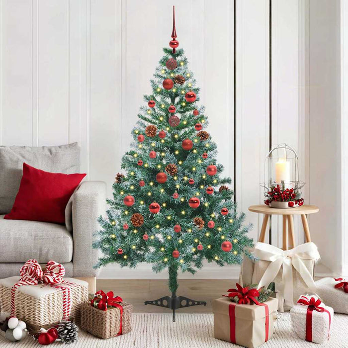 Albero di Natale artificiale Verde 150 cm PVC e Acciaio 3396701