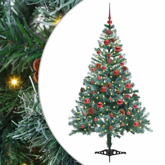 Albero di Natale artificiale Verde 150 cm PVC e Acciaio 3396701