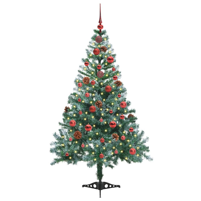Albero di Natale artificiale Verde 150 cm PVC e Acciaio 3396701