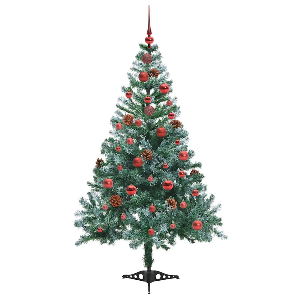 Albero di Natale artificiale Verde 150 cm PVC e Acciaio 3396701