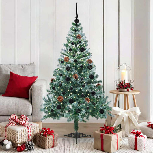 Albero di Natale artificiale Verde 150 cm PVC e Acciaio 3396702