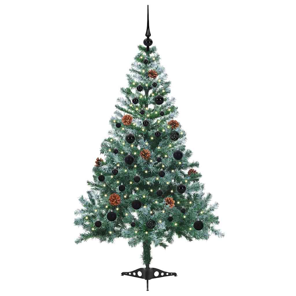 Albero di Natale artificiale Verde 150 cm PVC e Acciaio 3396702