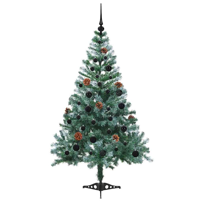 Albero di Natale artificiale Verde 150 cm PVC e Acciaio 3396702