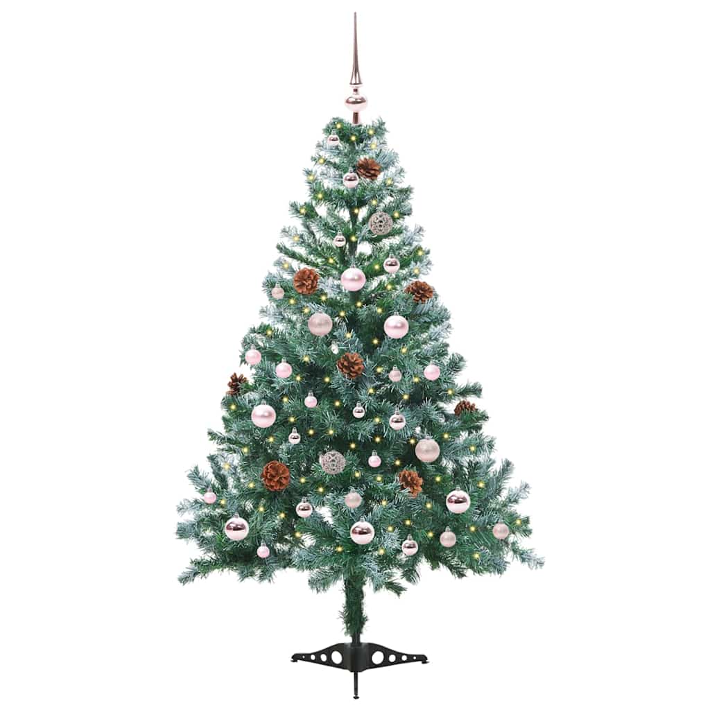 Albero di Natale artificiale Verde 150 cm PVC e Acciaio 3396703