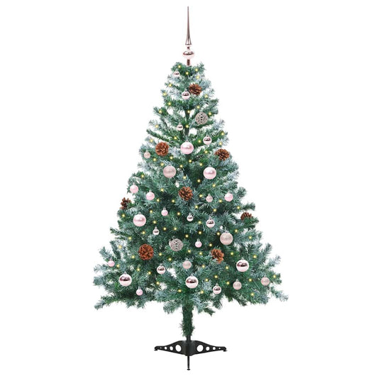 Albero di Natale artificiale Verde 150 cm PVC e Acciaio 3396703