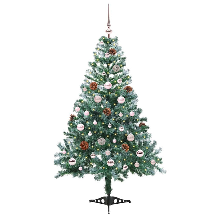 Albero di Natale artificiale Verde 150 cm PVC e Acciaio 3396703