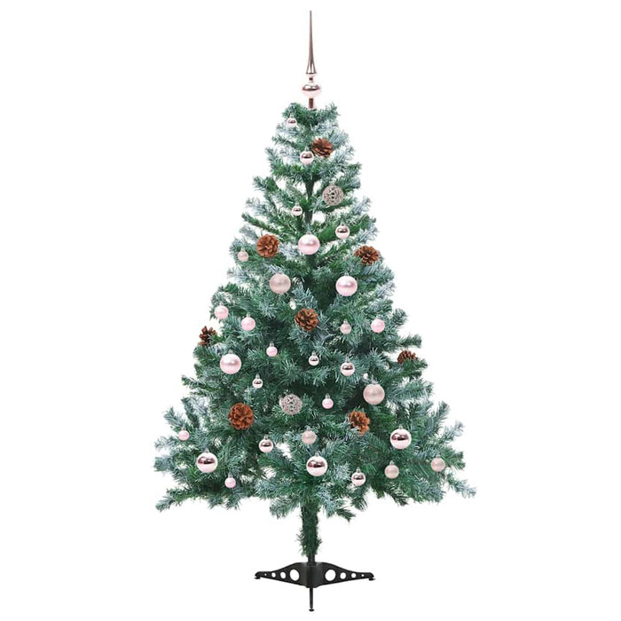 Albero di Natale artificiale Verde 150 cm PVC e Acciaio 3396703