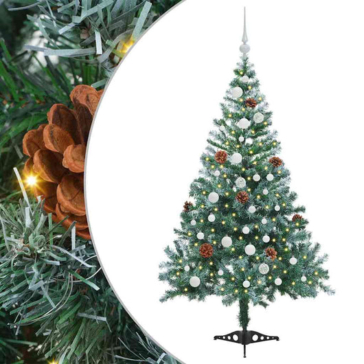 Albero di Natale artificiale Verde 150 cm PVC e Acciaio 3396704