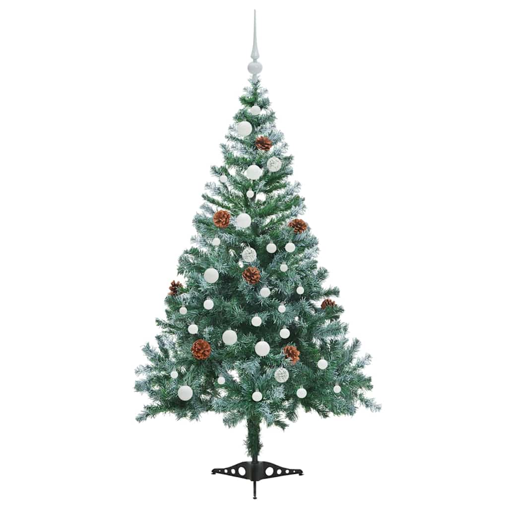 Albero di Natale artificiale Verde 150 cm PVC e Acciaio 3396704