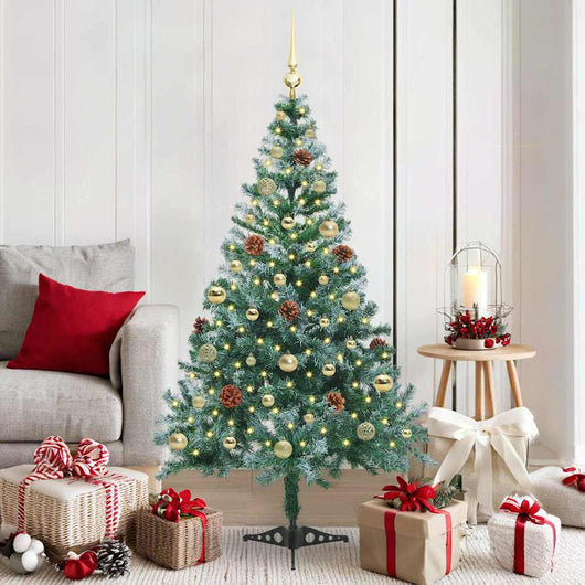 Albero di Natale artificiale Verde 150 cm PVC e Acciaio 3396705