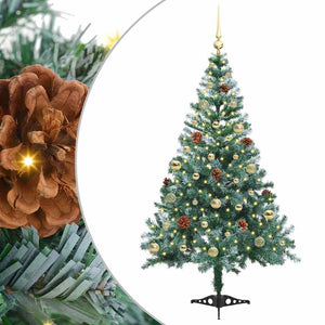 Albero di Natale artificiale Verde 150 cm PVC e Acciaio 3396705