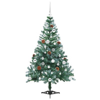 Albero di Natale artificiale Verde 150 cm PVC e Acciaio 3396706