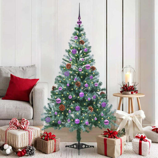 Albero di Natale artificiale Verde 150 cm PVC e Acciaio 3396707