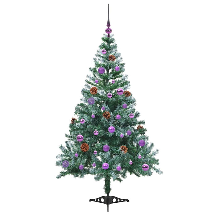 Albero di Natale artificiale Verde 150 cm PVC e Acciaio 3396707