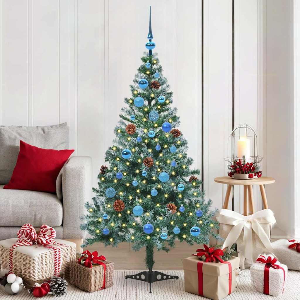 Albero di Natale artificiale Verde 150 cm PVC e Acciaio 3396708