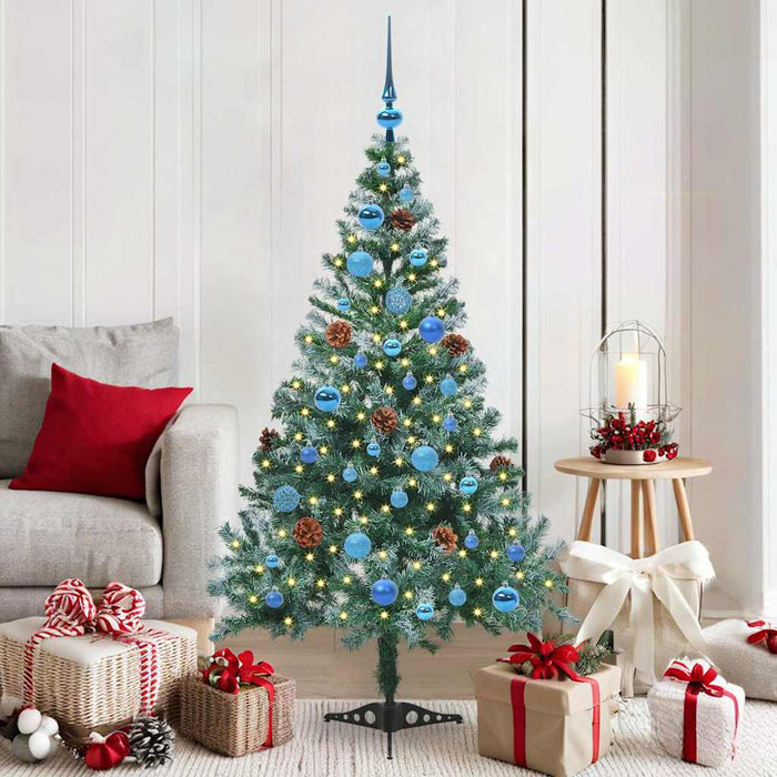 Albero di Natale artificiale Verde 150 cm PVC e Acciaio 3396708