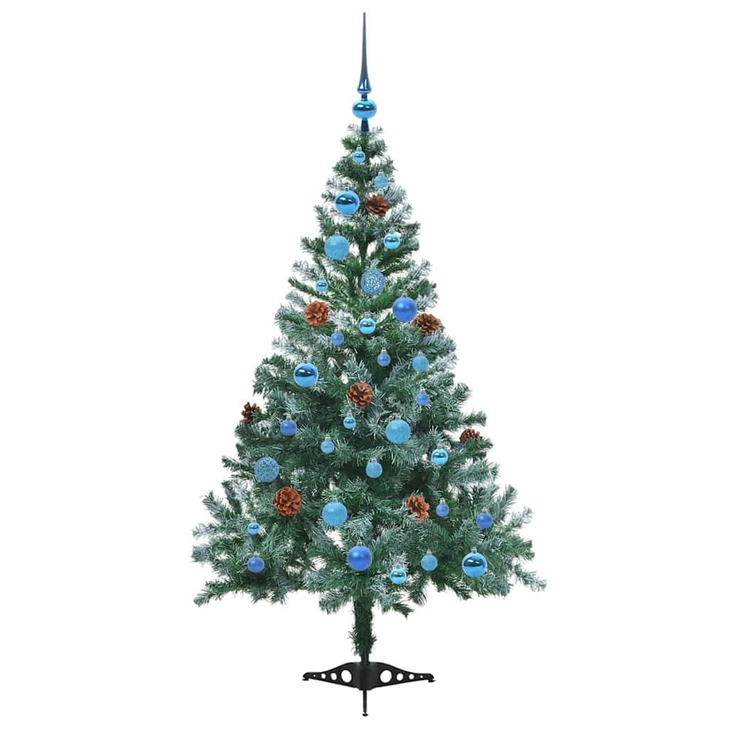 Albero di Natale artificiale Verde 150 cm PVC e Acciaio 3396708