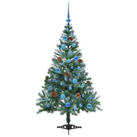 Albero di Natale artificiale Verde 150 cm PVC e Acciaio 3396708