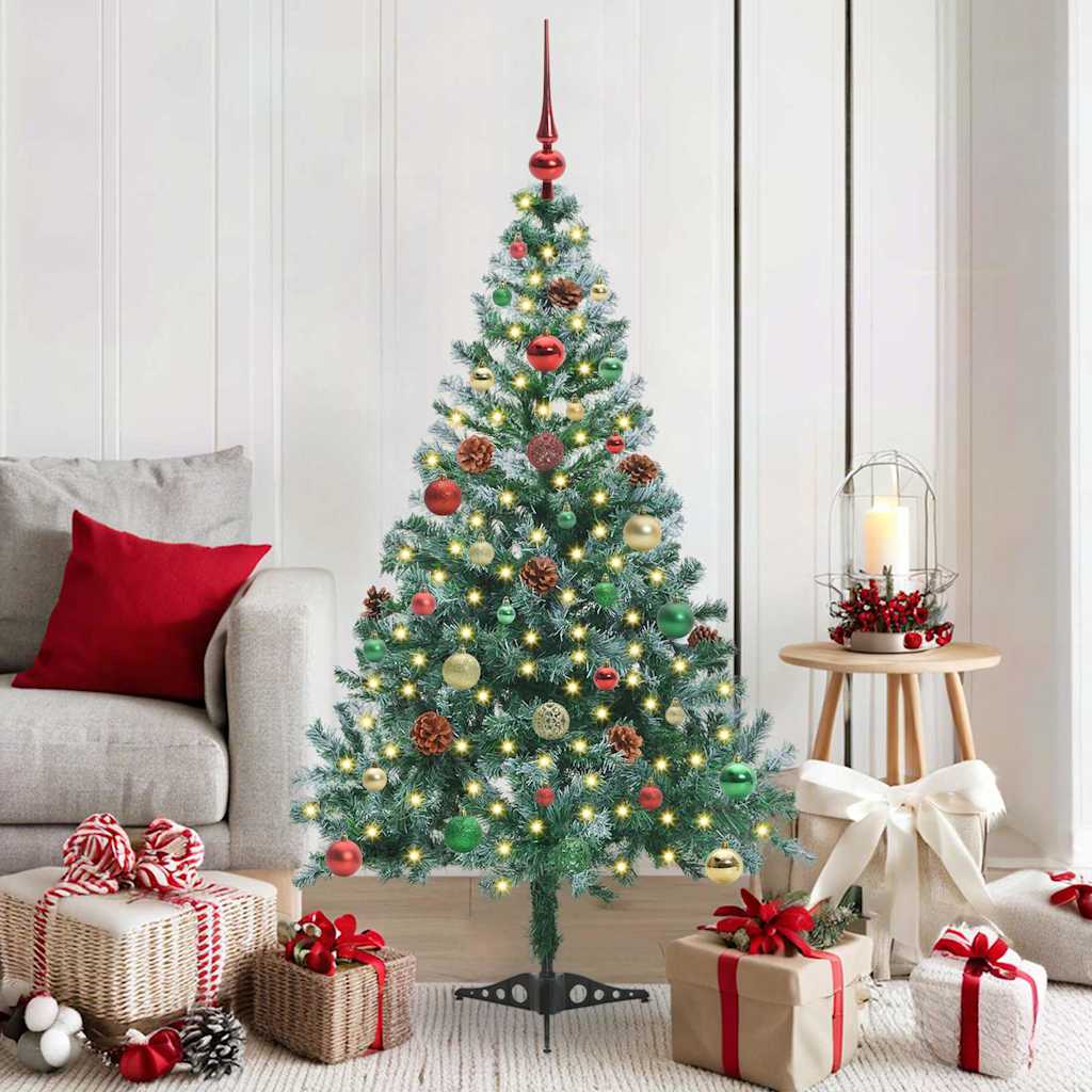 Albero di Natale artificiale Verde 150 cm PVC e Acciaio 3396709