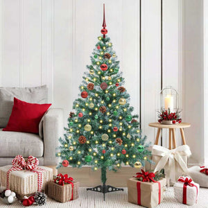 Albero di Natale artificiale Verde 150 cm PVC e Acciaio 3396709