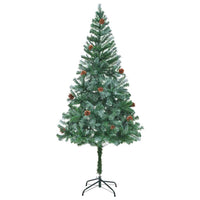 Albero di Natale Artificiale-Albero Natalizio Verde 180 cm PVC e Acciaio 750108