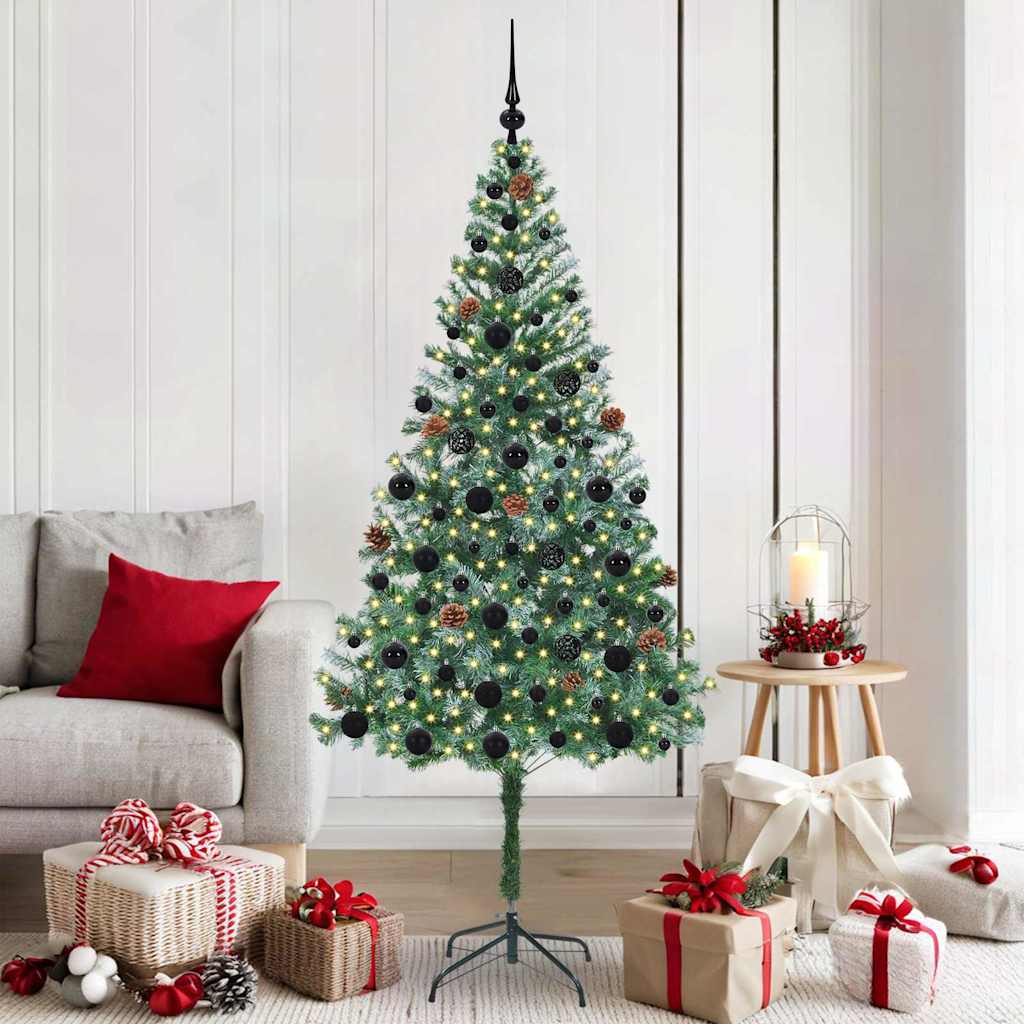 Albero di Natale artificiale Verde 180 cm PVC e Acciaio 3396715