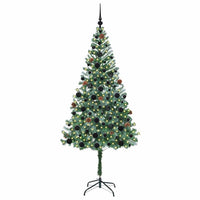 Albero di Natale artificiale Verde 180 cm PVC e Acciaio 3396715