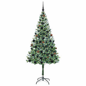 Albero di Natale artificiale Verde 180 cm PVC e Acciaio 3396715