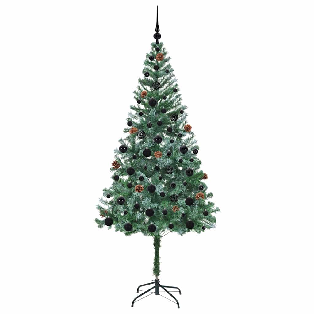 Albero di Natale artificiale Verde 180 cm PVC e Acciaio 3396715