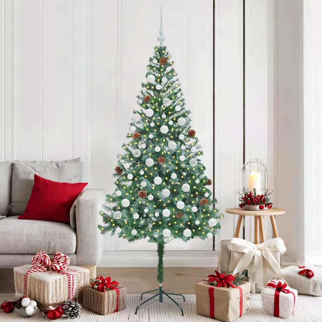 Albero di Natale artificiale Verde 180 cm PVC e Acciaio 3396717