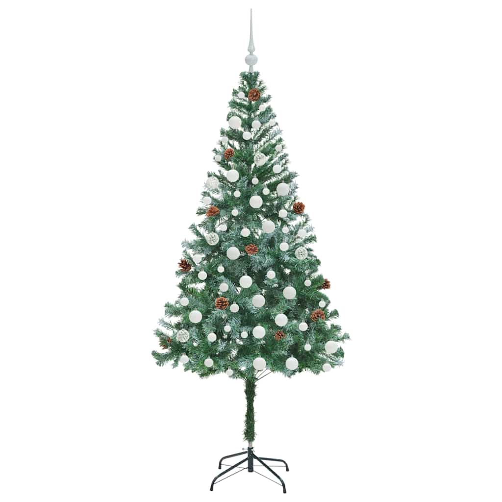 Albero di Natale artificiale Verde 180 cm PVC e Acciaio 3396717