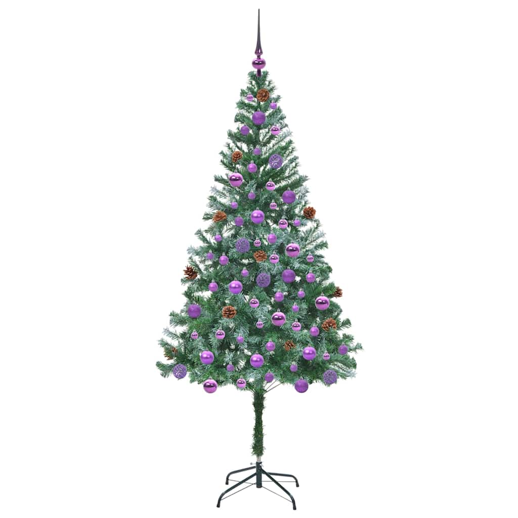 Albero di Natale artificiale Verde 180 cm PVC e Acciaio 3396720