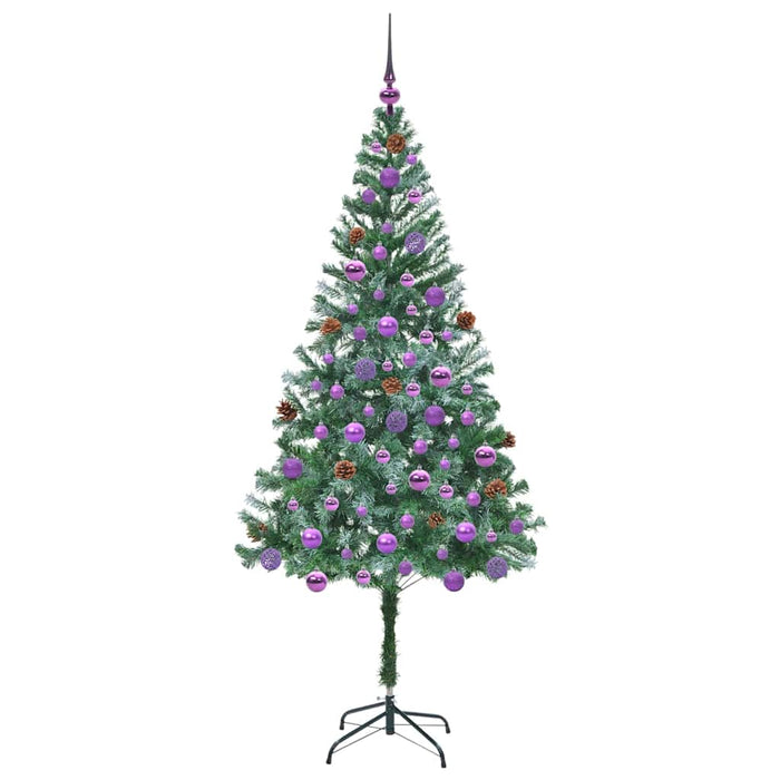 Albero di Natale artificiale Verde 180 cm PVC e Acciaio 3396720