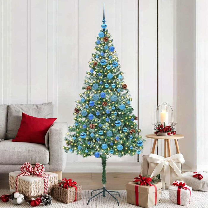 Albero di Natale artificiale Verde 180 cm PVC e Acciaio 3396721
