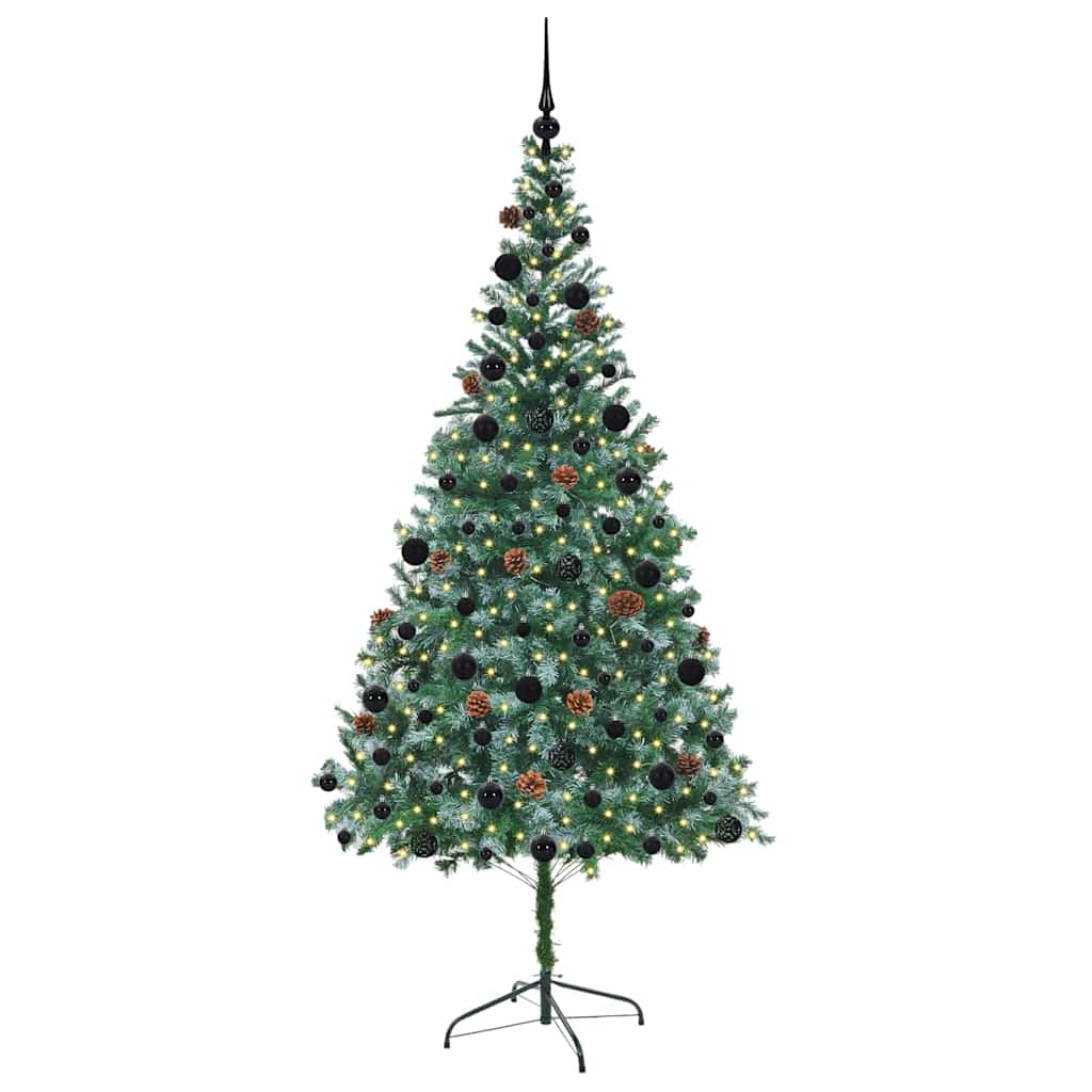 Albero di Natale artificiale Verde 210 cm PVC e Acciaio 3396724