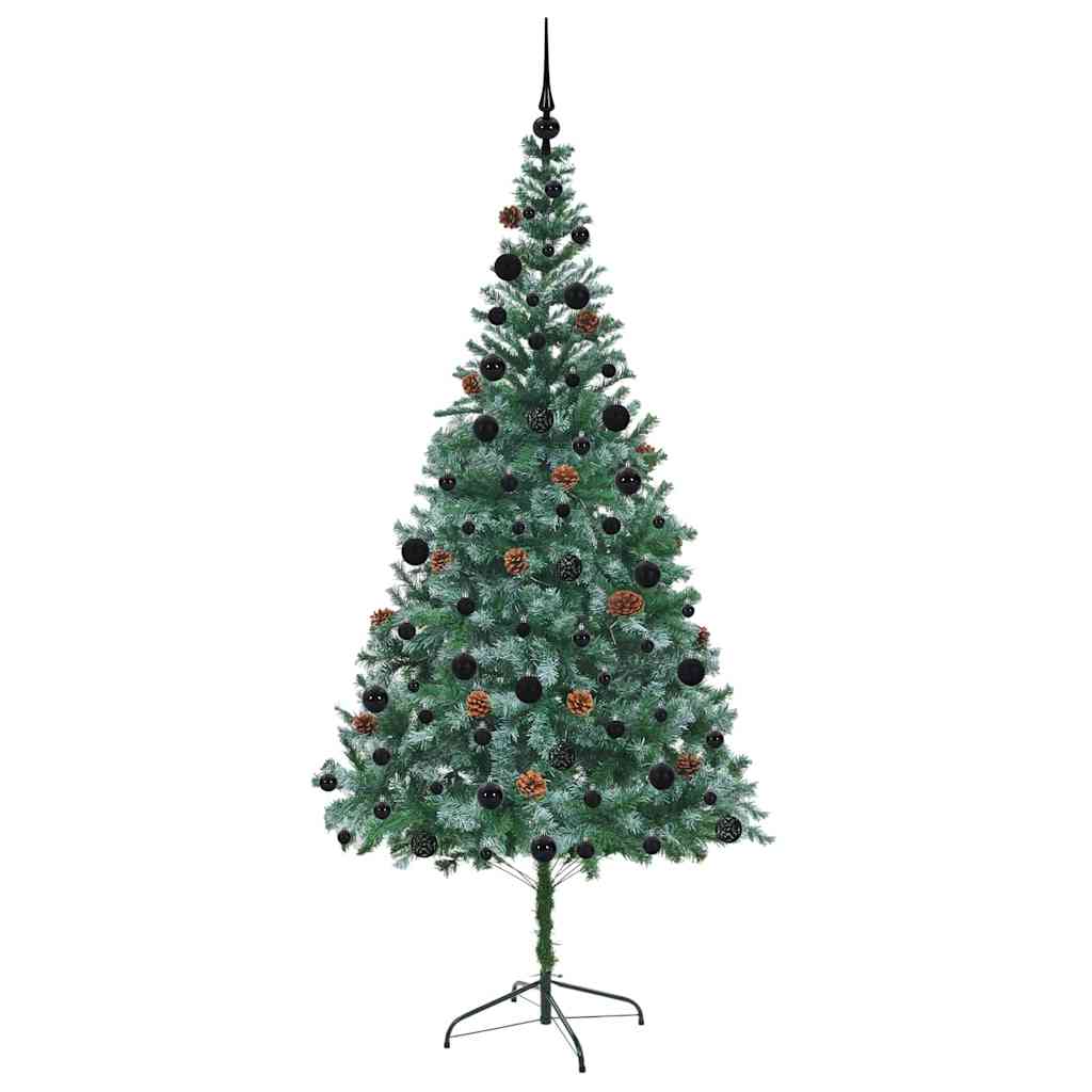 Albero di Natale artificiale Verde 210 cm PVC e Acciaio 3396724