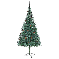 Albero di Natale artificiale Verde 210 cm PVC e Acciaio 3396724