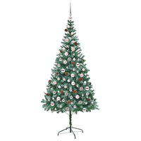 Albero di Natale artificiale Verde 210 cm PVC e Acciaio 3396725