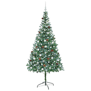 Albero di Natale artificiale Verde 210 cm PVC e Acciaio 3396726