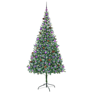 Albero di Natale artificiale Verde 210 cm PVC e Acciaio 3396729