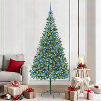 Albero di Natale artificiale Verde 210 cm PVC e Acciaio 3396730