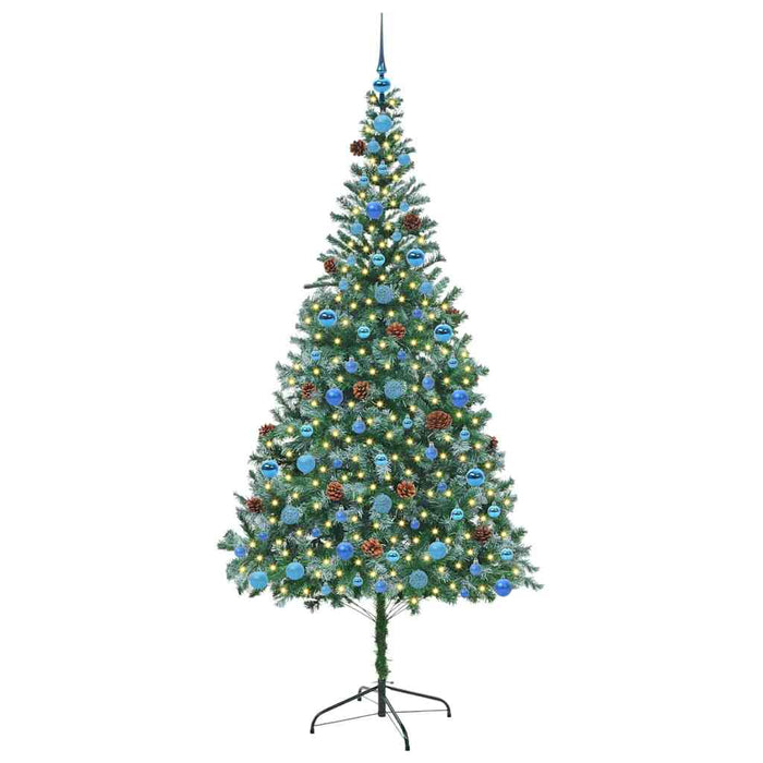 Albero di Natale artificiale Verde 210 cm PVC e Acciaio 3396730