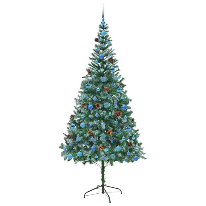 Albero di Natale artificiale Verde 210 cm PVC e Acciaio 3396730