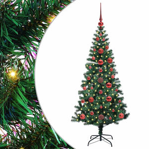 Albero di Natale artificiale con luci integrate Verde 120 cm 3396736
