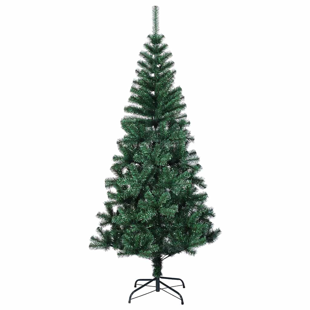 Albero di Natale artificiale con luci integrate Verde 150 cm 3396749